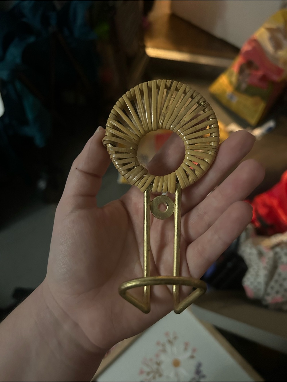 Rattan Hand Towel Hook